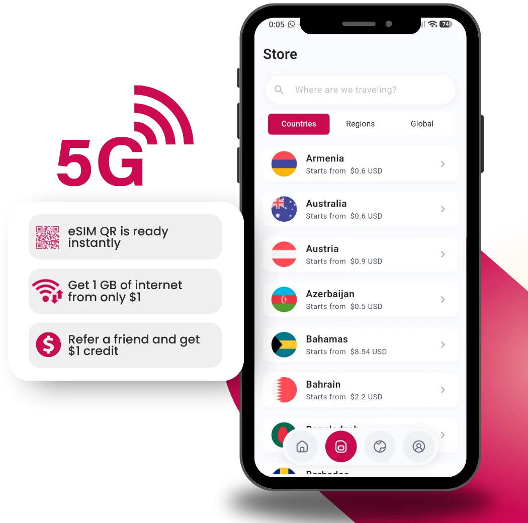 Oryalo eSIM — Buy Cheap eSIM for 190+ Countries