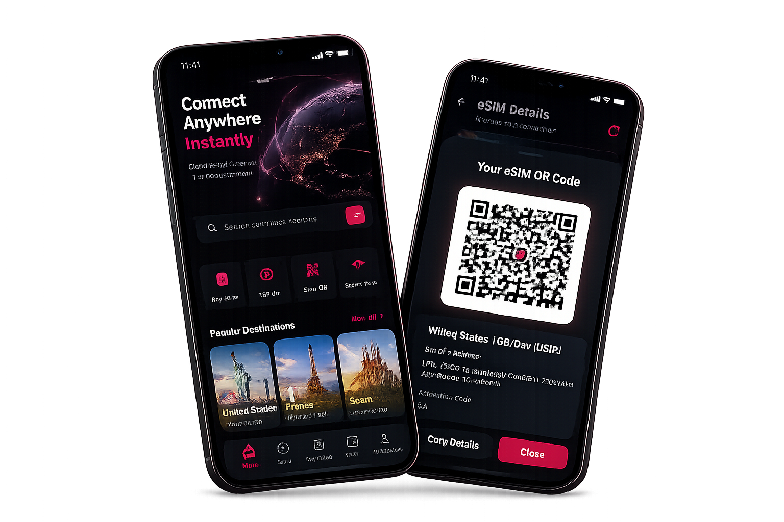 Oryalo app on smartphones